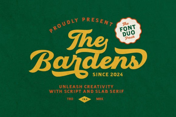 Bardens: The Retro Font Duo for Vintage Branding
