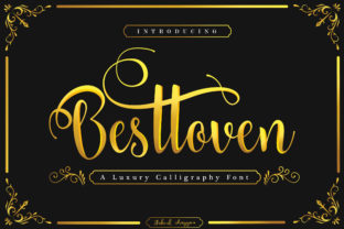 Besttoven: A Modern Calligraphy Script for Upscale Design