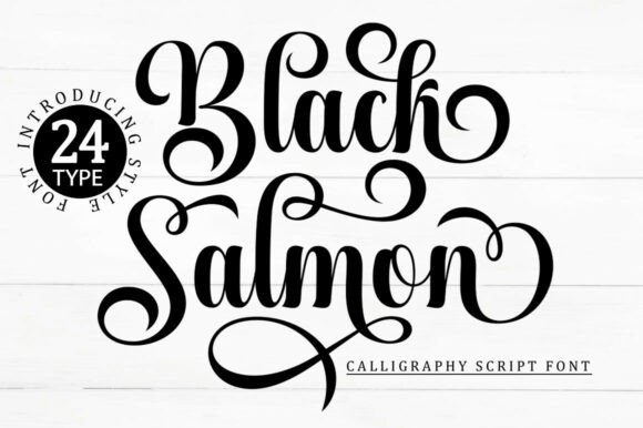Black Salmon: The Script Font for Bespoke Branding