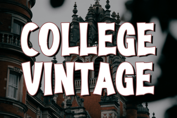 College Vintage: The Modern Script for Timeless Elegance