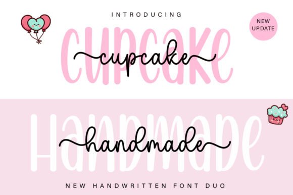 Cupcake Handmade Duo: A Font That Feels Like a Love Letter