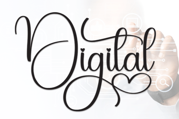 Digital: A Stylish and Elegant Script for Creative Projects