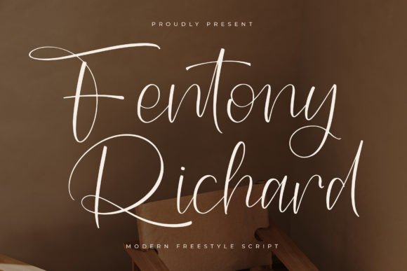 Fentony Richard: The Script Font for Timeless Elegance