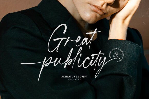 Great Publicity: A Handwritten Signature Script