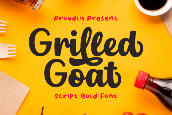 Grilled Goat: A Modern Script Font for Timeless Elegance