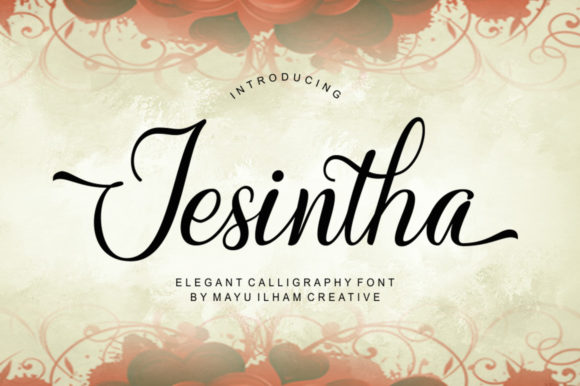 Jesintha: Crafting Elegance with a Formal Script Typeface