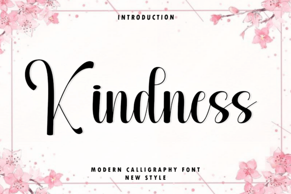 Kindness: The Modern Script Font for Elegant Design