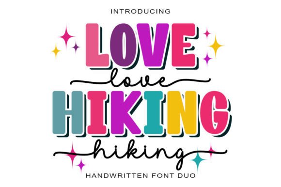 Love Hiking Duo: A Romantic Font for Modern Designers
