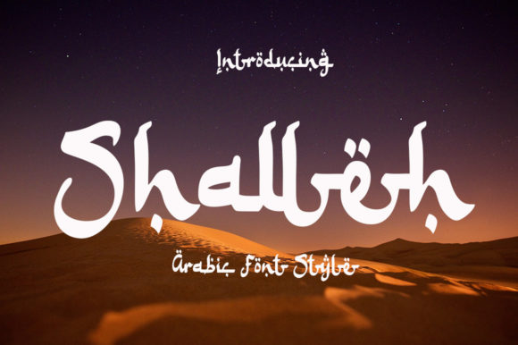 Shalleh - Arabic Style: A Bold Script for Modern Design