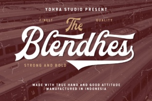 The Blendhes: A Vintage Script for Modern Designers