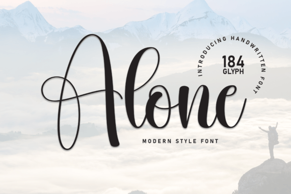 The Elegance of Alone: A Script Font for Refined Design