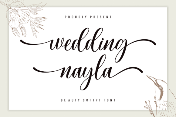 Wedding Nayla: A Script Font for Elegant Occasions