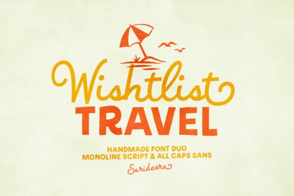 Wishlist Travel: A Font Duo for Festive and Authentic Design